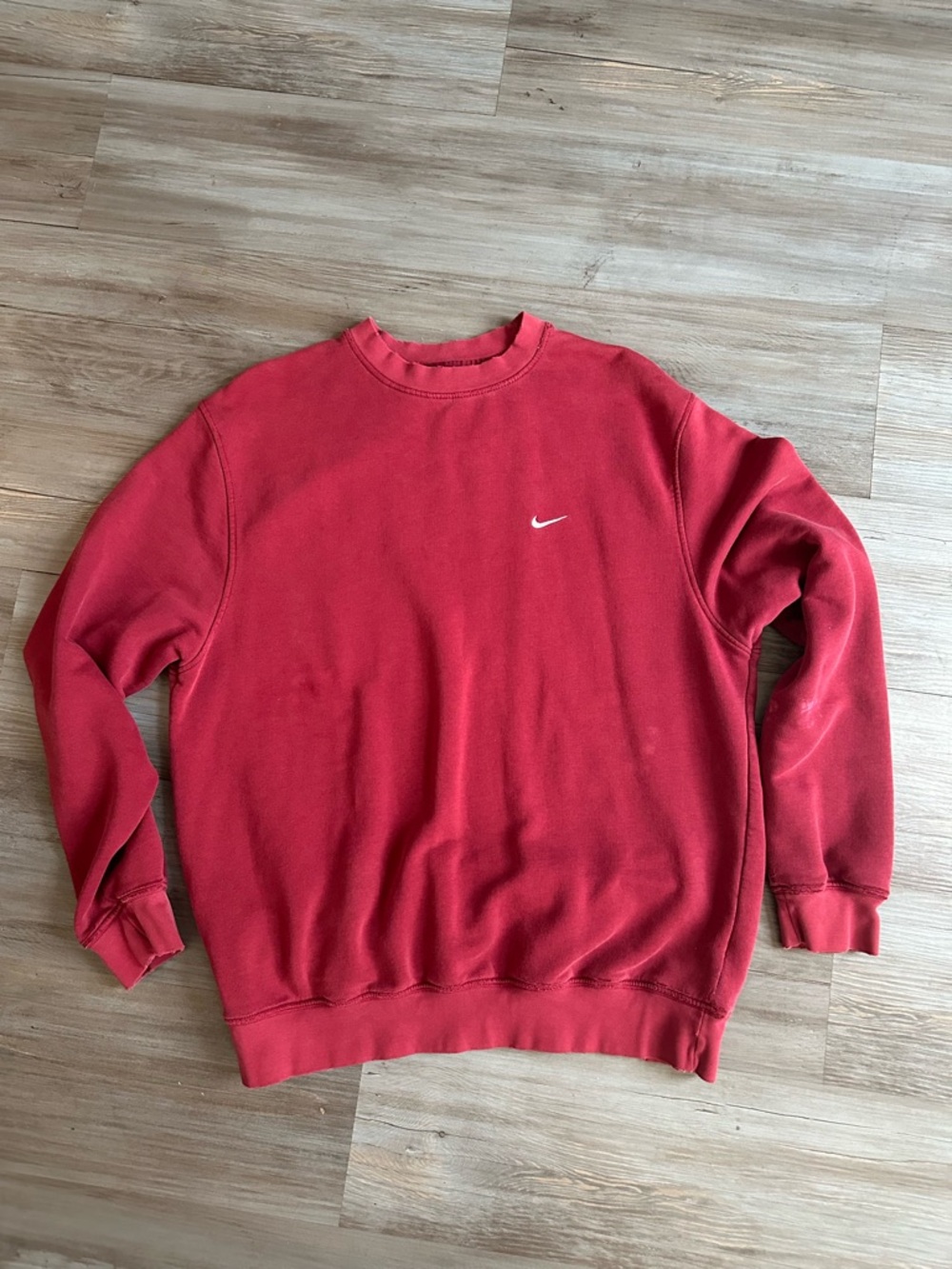 Vintage 2000s Nike silver‎ tag essential maroon sweatshirt